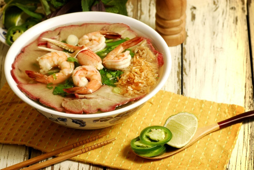 Vietnamese seafood soup