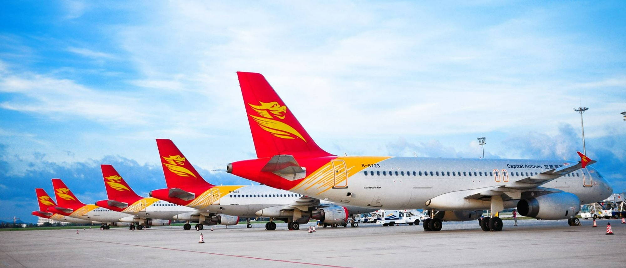 Beijing Capital Airlines Jobs | Rishworth Aviation | Plane flying through blue sky