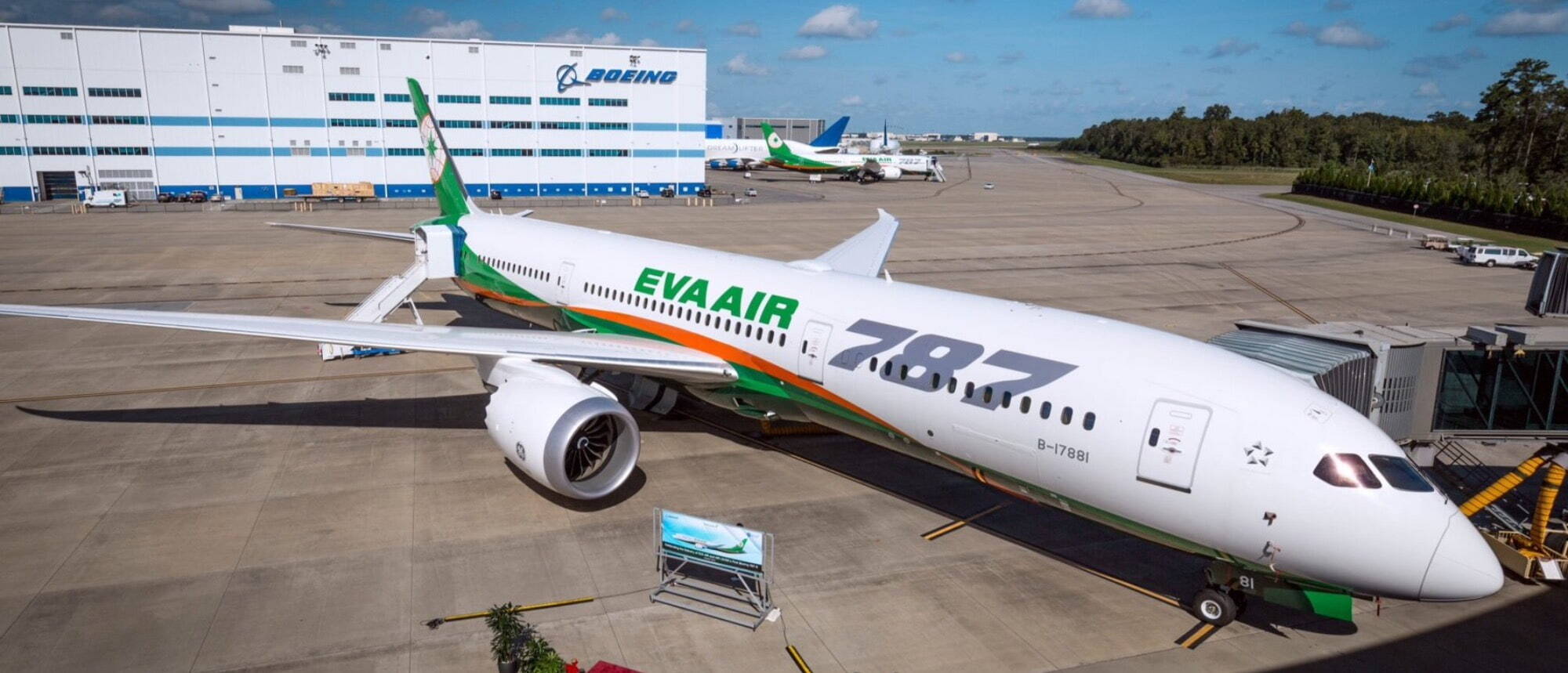 EVA Air Jobs | Rishworth Aviation | Plane parked at airport