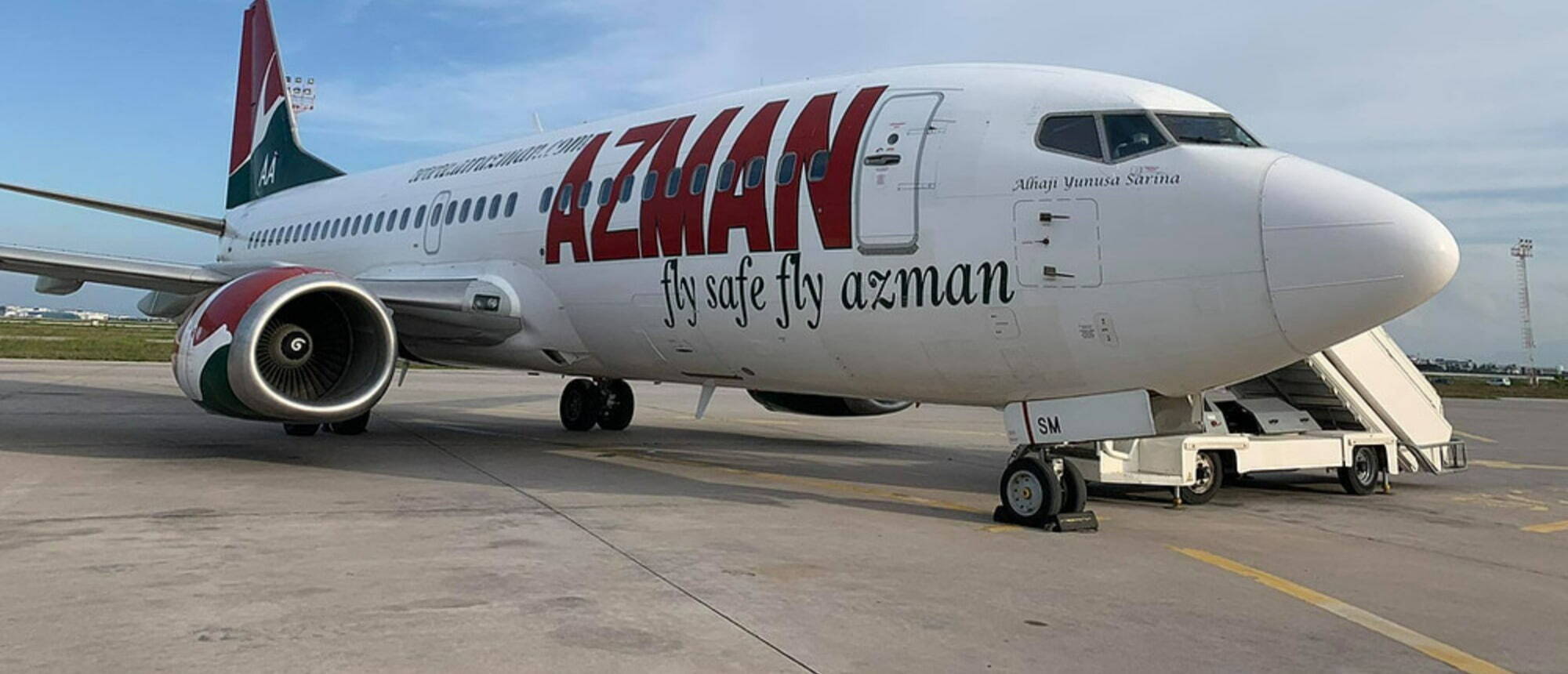 Azman B737CL on tarmac